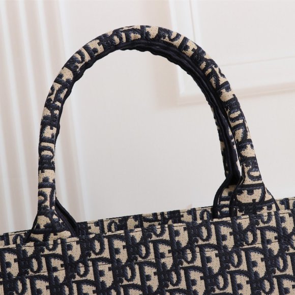 CHRISTIAN DIOR Trotter Oblique book tote Tote Bag - Picture 7 of 9